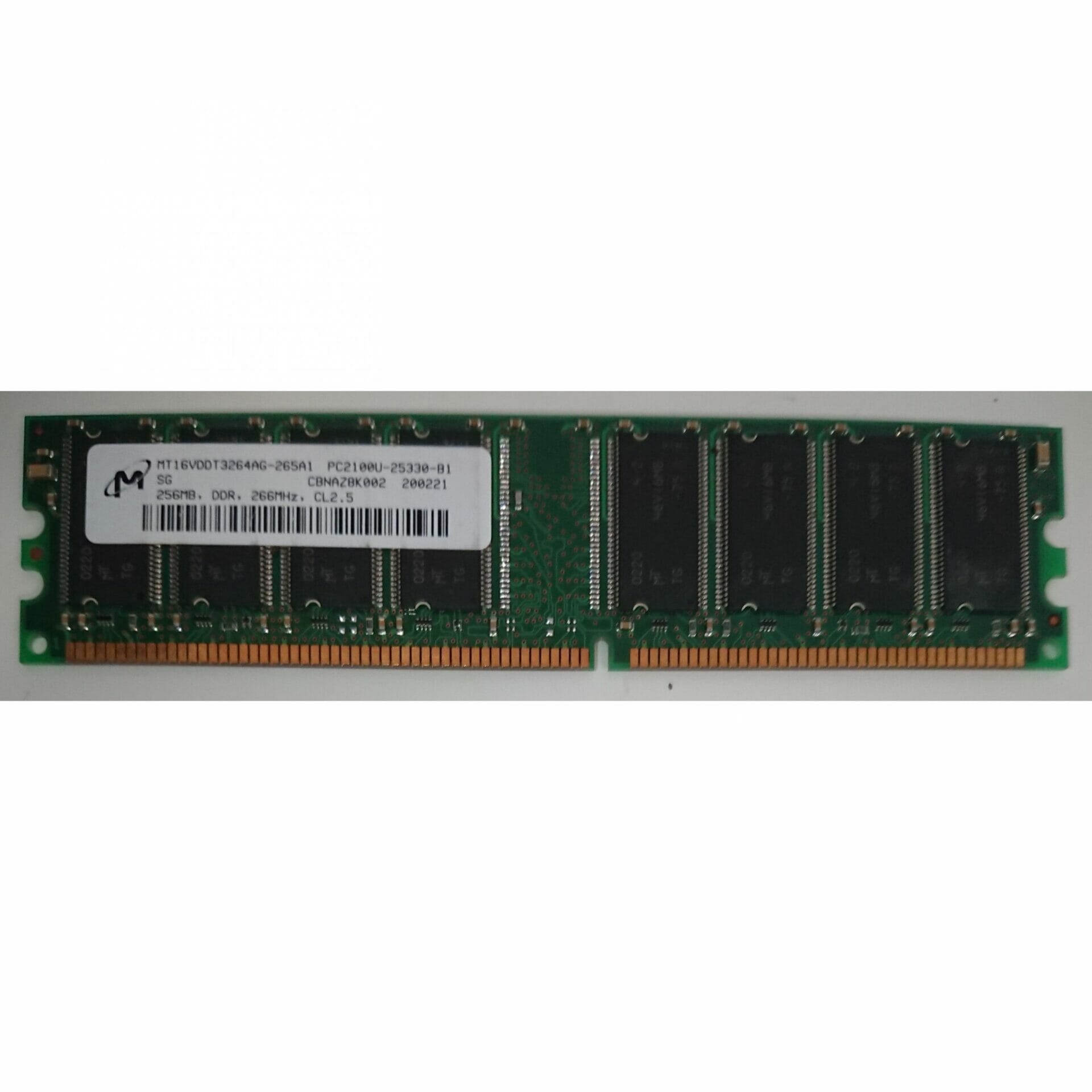 DDR RAM 256MB 266MHz- Assorted [Refurbished] | PC ROOM